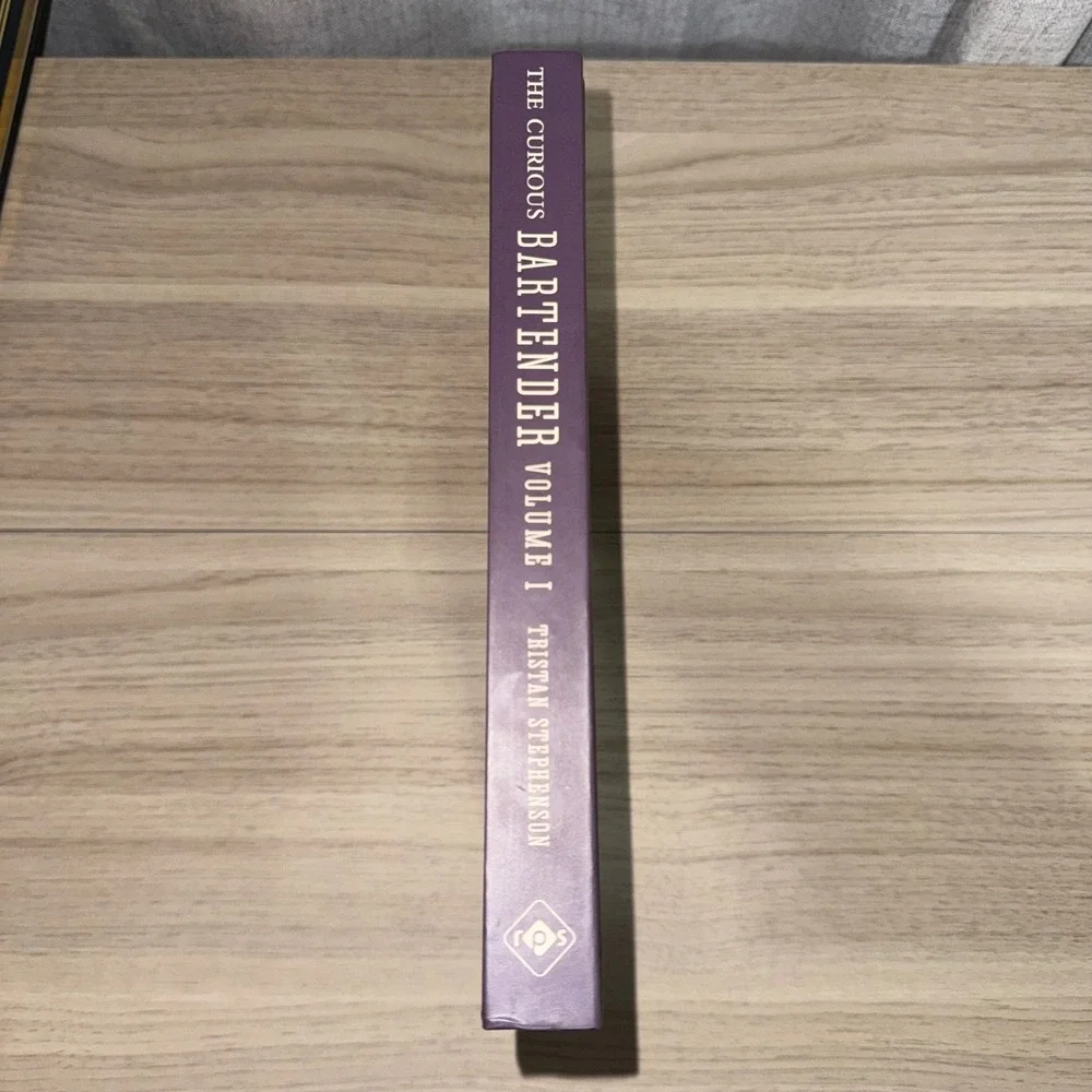 Tristan Stephenson The Curious Bartender Vol 1 Book OS Purple Exc Hardcover